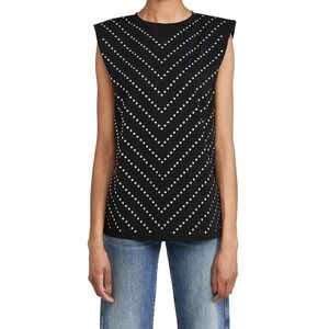 MUNTHE Singa Tee in Black Size EU 40